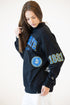 SD State All Over Scatter Oversized Funnel Neck