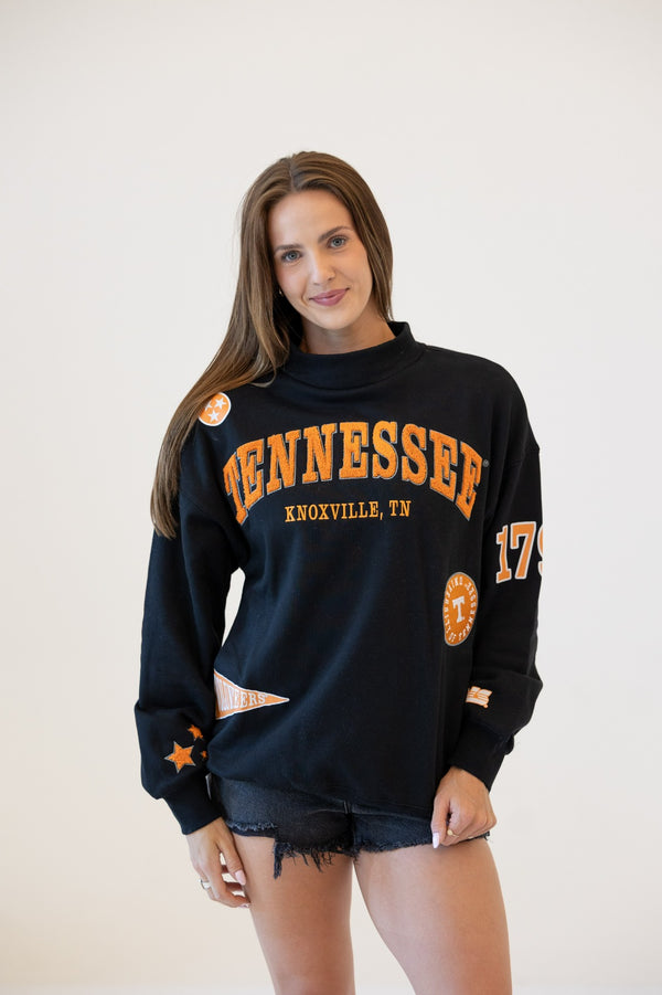 Tennessee All Over Scatter Oversized Funnel Neck