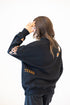Texas All Over Scatter Oversized Funnel Neck