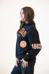 Texas All Over Scatter Oversized Funnel Neck