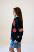 Texas Tech All Over Scatter Oversized Funnel Neck