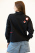 Arkansas All Over Scatter Oversized Funnel Neck