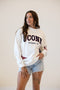 UCONN All Over Scatter Oversized Funnel Neck