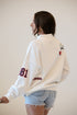 UCONN All Over Scatter Oversized Funnel Neck