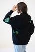 UND All Over Scatter Oversized Funnel Neck
