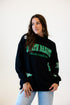 UND All Over Scatter Oversized Funnel Neck