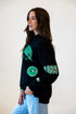 UND All Over Scatter Oversized Funnel Neck