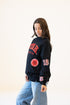Utah All Over Scatter Oversized Funnel Neck