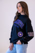Washington All Over Scatter Oversized Funnel Neck
