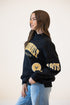 Vanderbilt All Over Scatter Oversized Funnel Neck