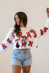 Nebraska Patched Up Cropped Longsleeve