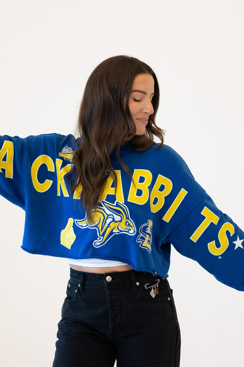SD State Patched Up Cropped Longsleeve