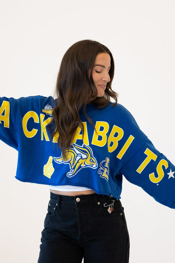 SD State Patched Up Cropped Longsleeve