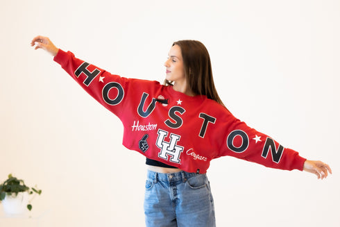 Houston Patched Up Cropped Longsleeve
