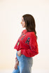 Illinois State Patched Up Cropped Longsleeve
