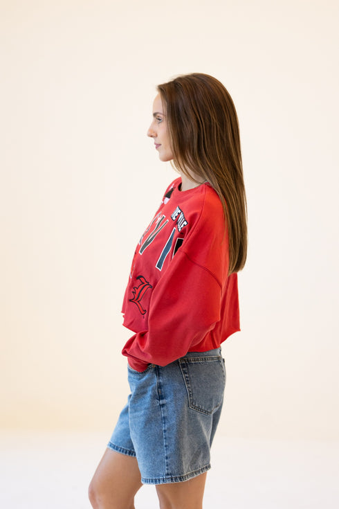 Louisville Patched Up Cropped Longsleeve