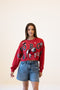 Georgia Patched Up Cropped Longsleeve