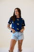 Georiga Tech Ritter Multi Color Heavyweight Crop Tee