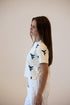 West Virginia Ritter Multi Color Heavyweight Crop Tee