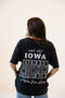 Iowa Billboard Embroidery OS Band Tee