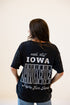 Iowa Billboard Embroidery OS Band Tee