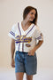 LSU 7th Inning Stretch Cropped Baseball Jersey