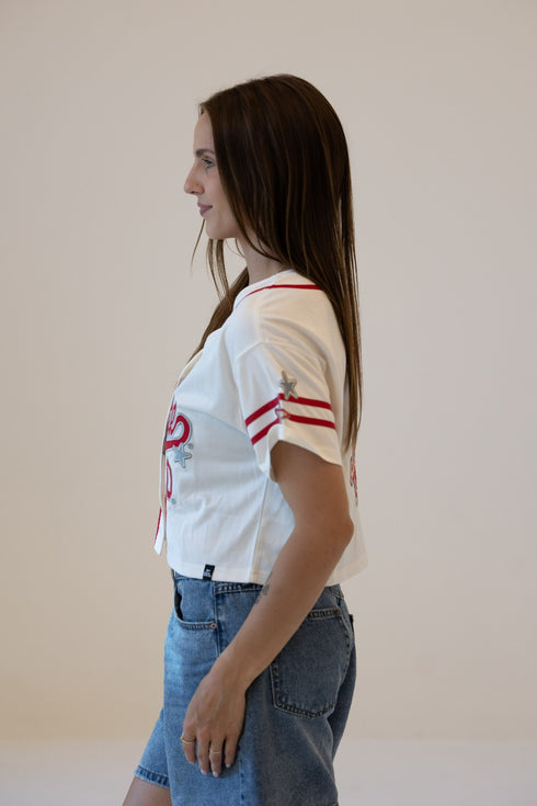 Ohio State 7th Inning Stretch Cropped Baseball Jersey