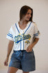 SD State 7th Inning Stretch Cropped Baseball Jersey