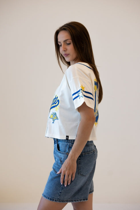 SD State 7th Inning Stretch Cropped Baseball Jersey