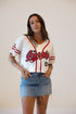 Georgia 7th Inning Stretch Cropped Baseball Jersey