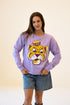 LSU Mascot Chenille Comfort Crewneck