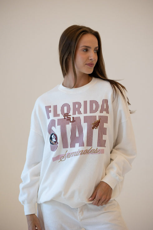 FSU Vinton Vertical OS Fleece Crew