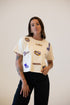 LSU All Over the Place Heavyweight Crop Tee