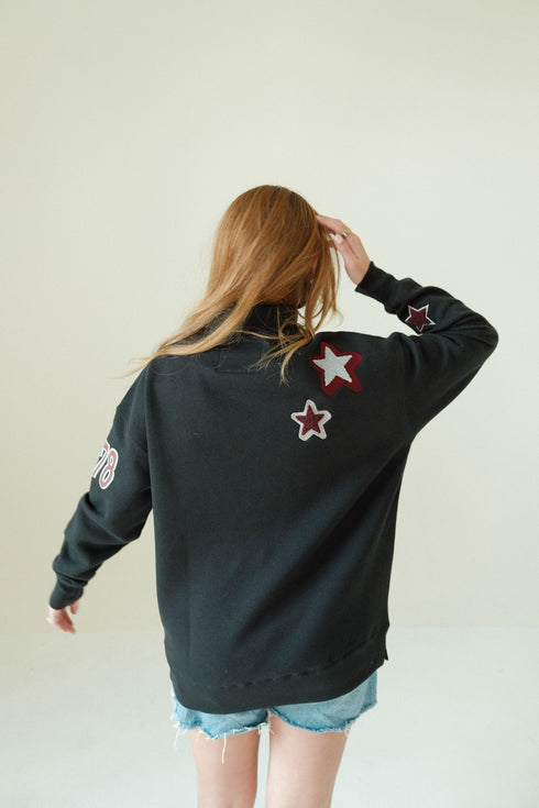 Mississippi State All Over Scatter Oversized Funnel Neck