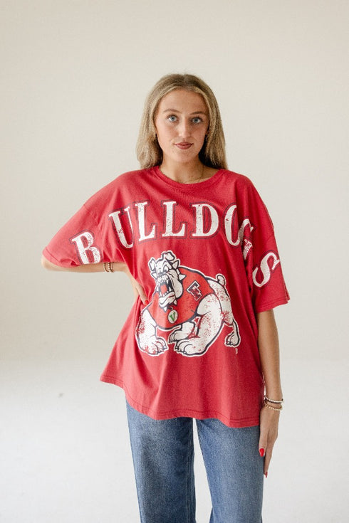 Fresno State Southern Split OS Band Tee