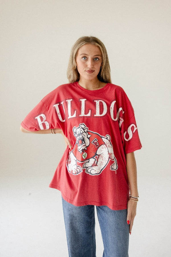 Fresno State Southern Split OS Band Tee