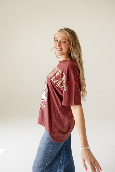 FSU Southern Split OS Band Tee