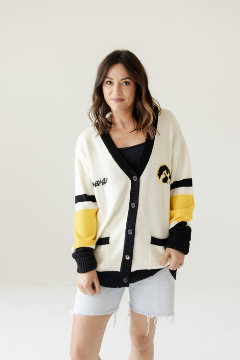 Iowa Cassidy Button Up Sweater