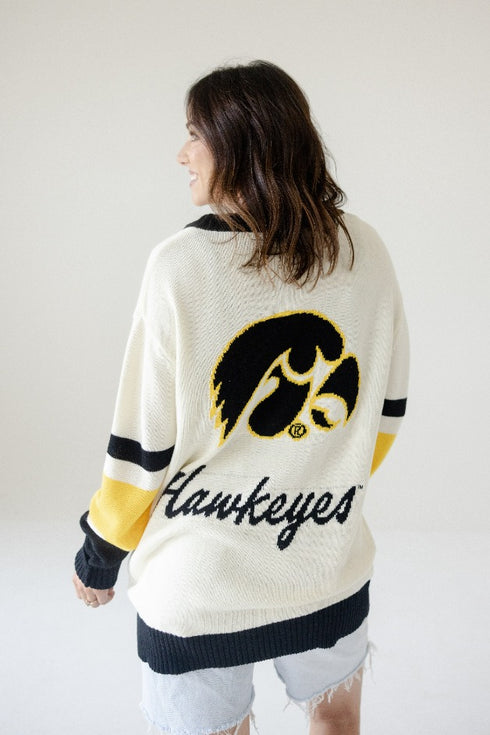 Iowa Cassidy Button Up Sweater