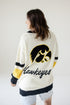 Iowa Cassidy Button Up Sweater