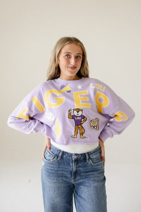 LSU Patched Up Cropped Longsleeve