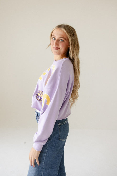 LSU Patched Up Cropped Longsleeve
