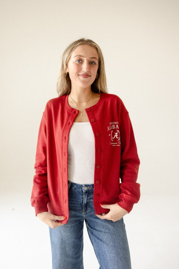 Alabama Collegiate Fleece Cardigan