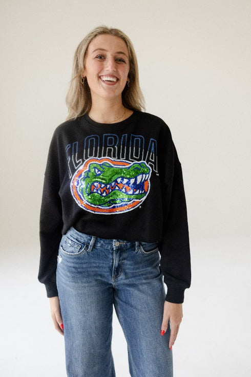 Florida Starlite Sequin Cropped Longsleeve