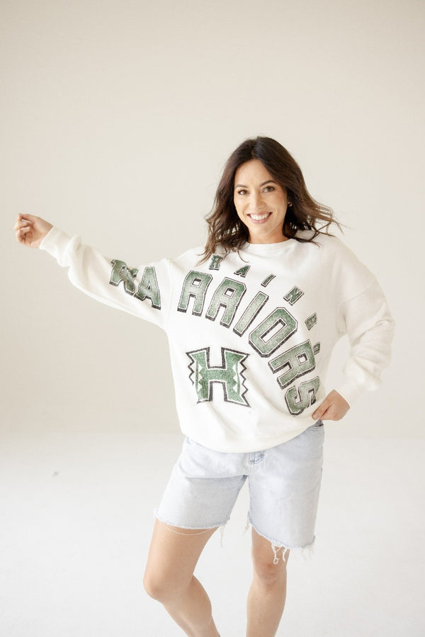 Hawaii Bryant Bend Lantern Sleeve Crew