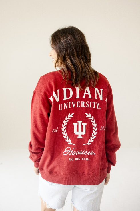 Indiana Collegiate Fleece Cardigan