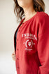 Indiana Collegiate Fleece Cardigan