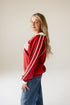 Iowa State Sunday Slate Striped Collar Fleece Crew