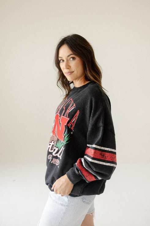 Nebraska Langford Multimedia OS Fleece Crew