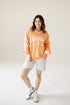 Oklahoma State Sunday Slate Striped Collar Fleece Crew